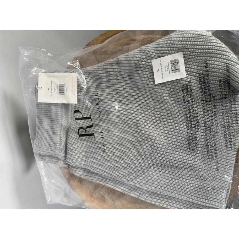 NWT Rachel Parcell Pull On Sweater Shorts Harbor Mist Gray Drawstring Size XL - Picture 3 of 5